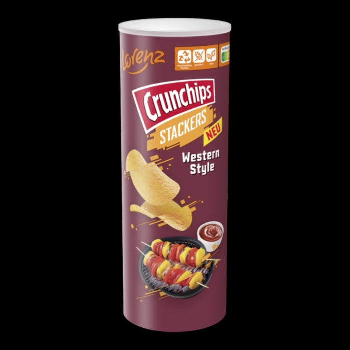 Lorenz Crunchips Stackers Western Style 175g