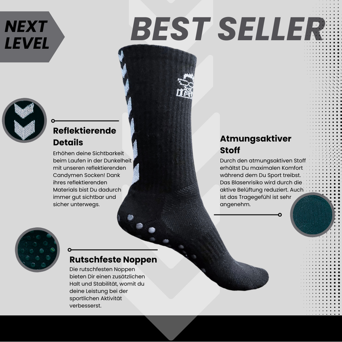 Reflektierende Candymen Socken
