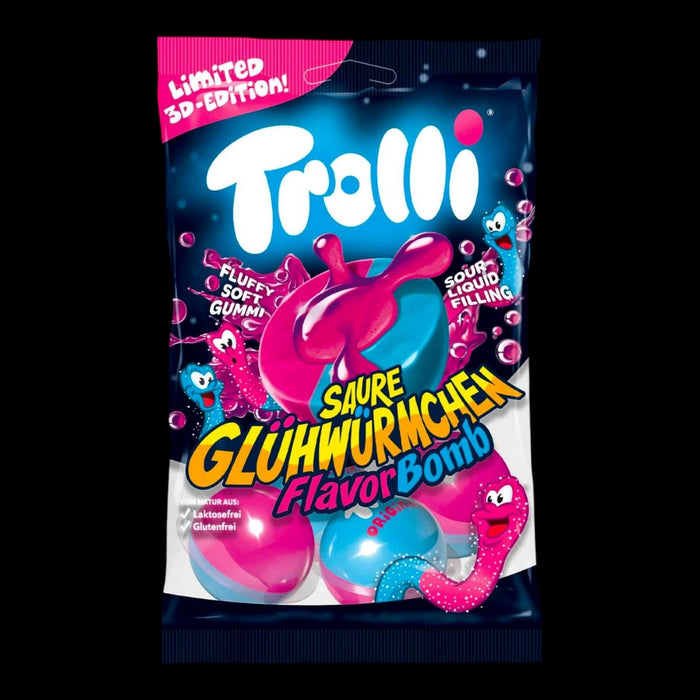 Trolli Saure Glühwürmchen Flavor Bomb 4er