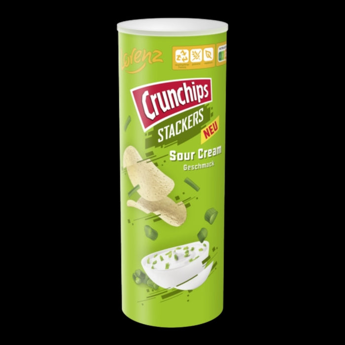 Lorenz Crunchips Stackers Sour Cream 175g