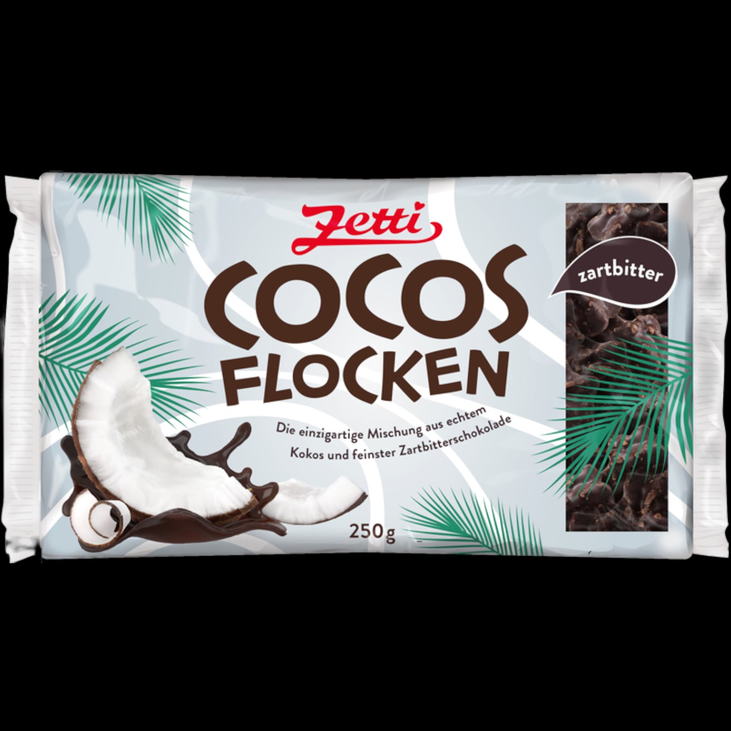Zetti Cocosflocken Zartbitter 200g