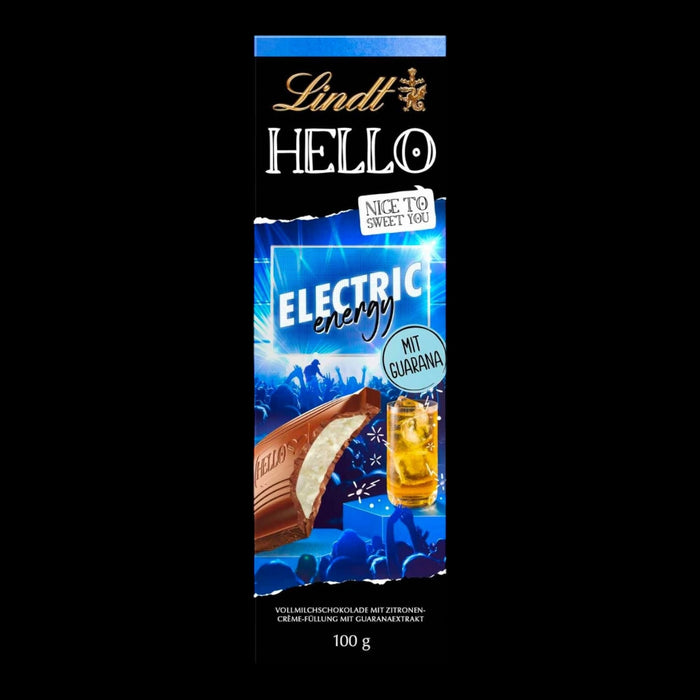 Lindt Hello Electric Energy Vollmilch Tafel 100g