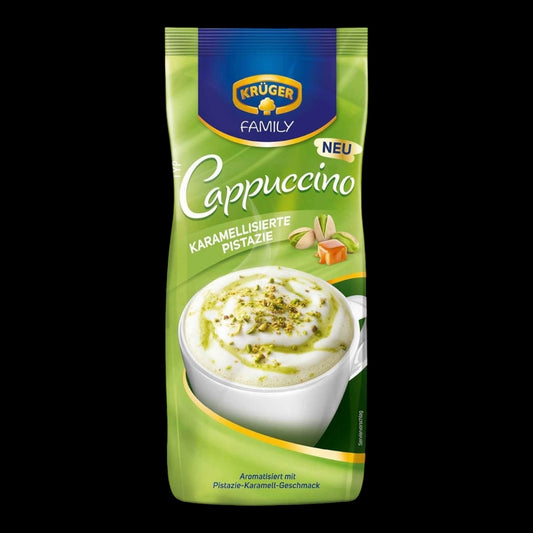 Krüger Family Cappuccino Karamellisierte Pistazie 500g
