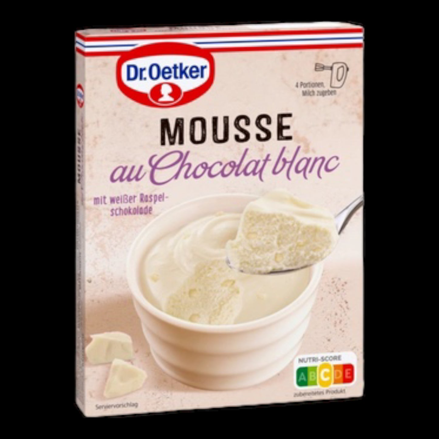 Dr. Oetker Weiße Mousse au Chocolat 72g