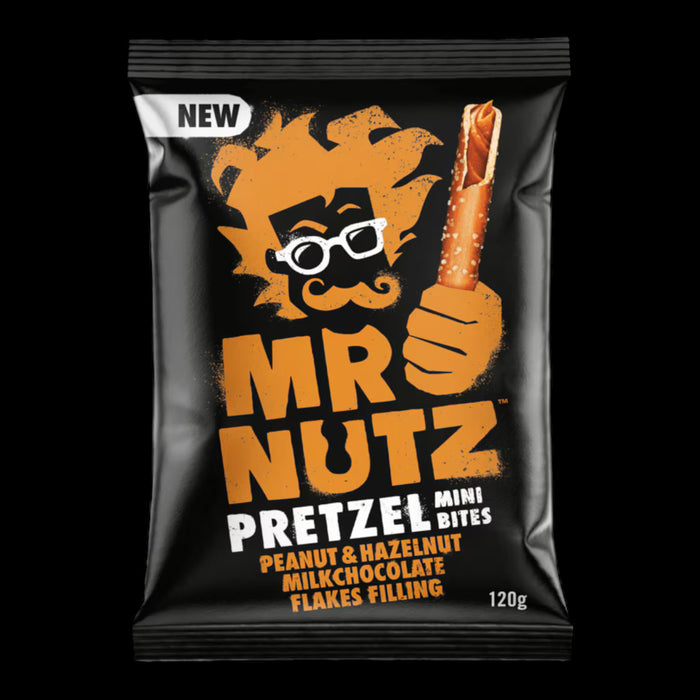 Mr. Nutz Pretzel Peanut & Hazelnut 120g