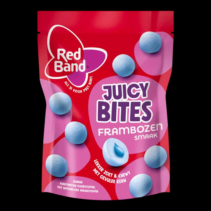 Red Band Juicy Bites Frambozen 145g