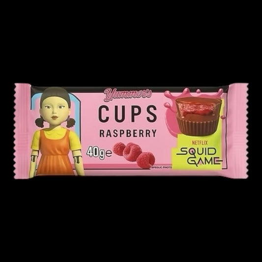Yummer's Squid Game Peanut Butter/Raspberry Cups 40g