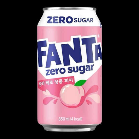 Fanta Zero White Peach Korea 350ml