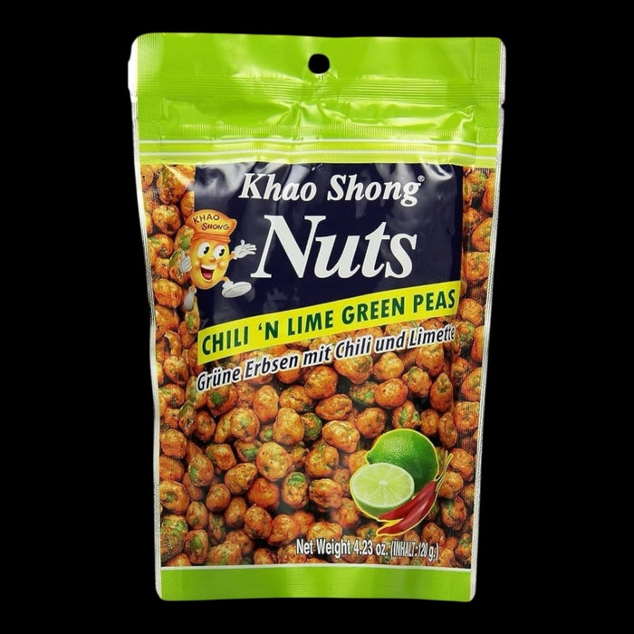 Grüne Erbsen Chili und Limette Khao Shong 120g