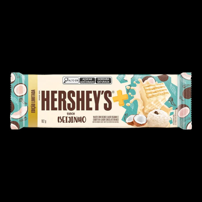 Hershey's Wafer Beijinho 102g MHD:30.10.24