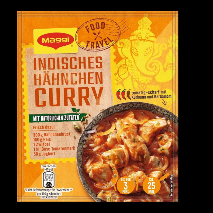 Maggi FOOD TRAVEL FIX Indisches Hähnchen Curry 36g