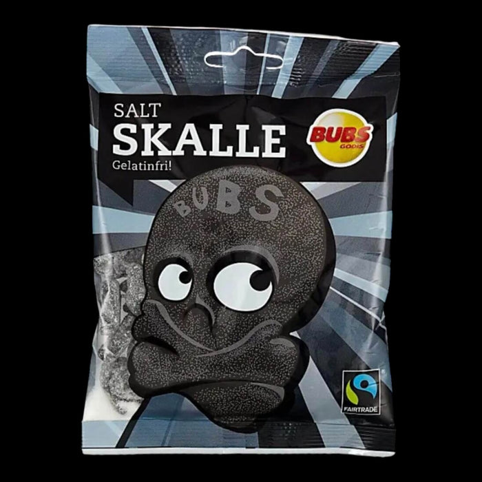 Bubs Skulls Salty Liquorice 90g