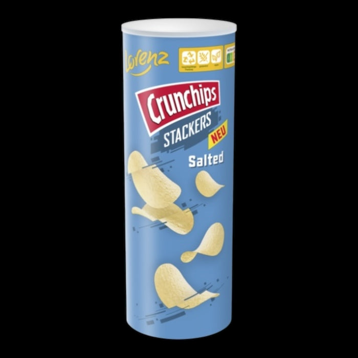 Lorenz Crunchips Stackers Salted 175g