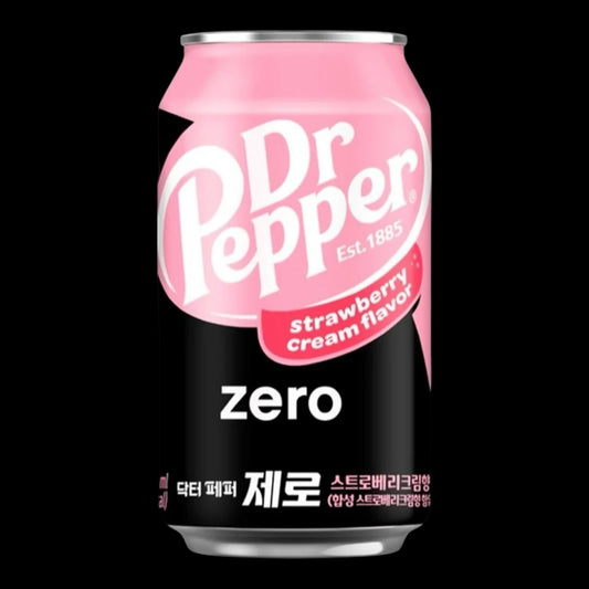 Dr. Pepper Zero Erdbeercreme Korea 355ml