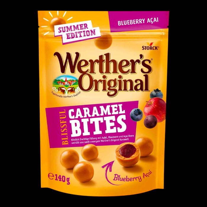 Werther's Original Blissful Caramel Bites Blueberry Açaí 140g