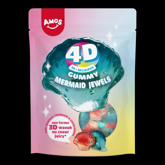 Amos 4D Gummy Mermaid Jewels 120g