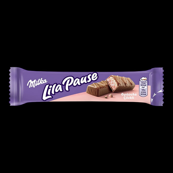 Milka Lila Pause Çilekli 34g