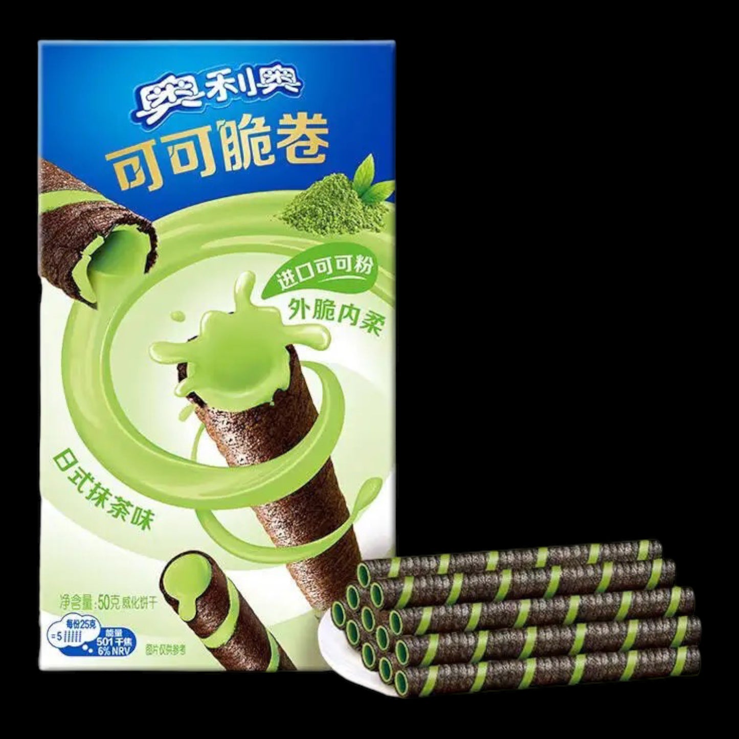 Oreo Wafer Rolls Matcha 50g