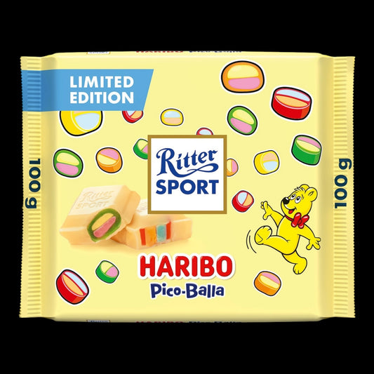 Ritter Sport Haribo Pico-Balla Weisse Schokolade 100g