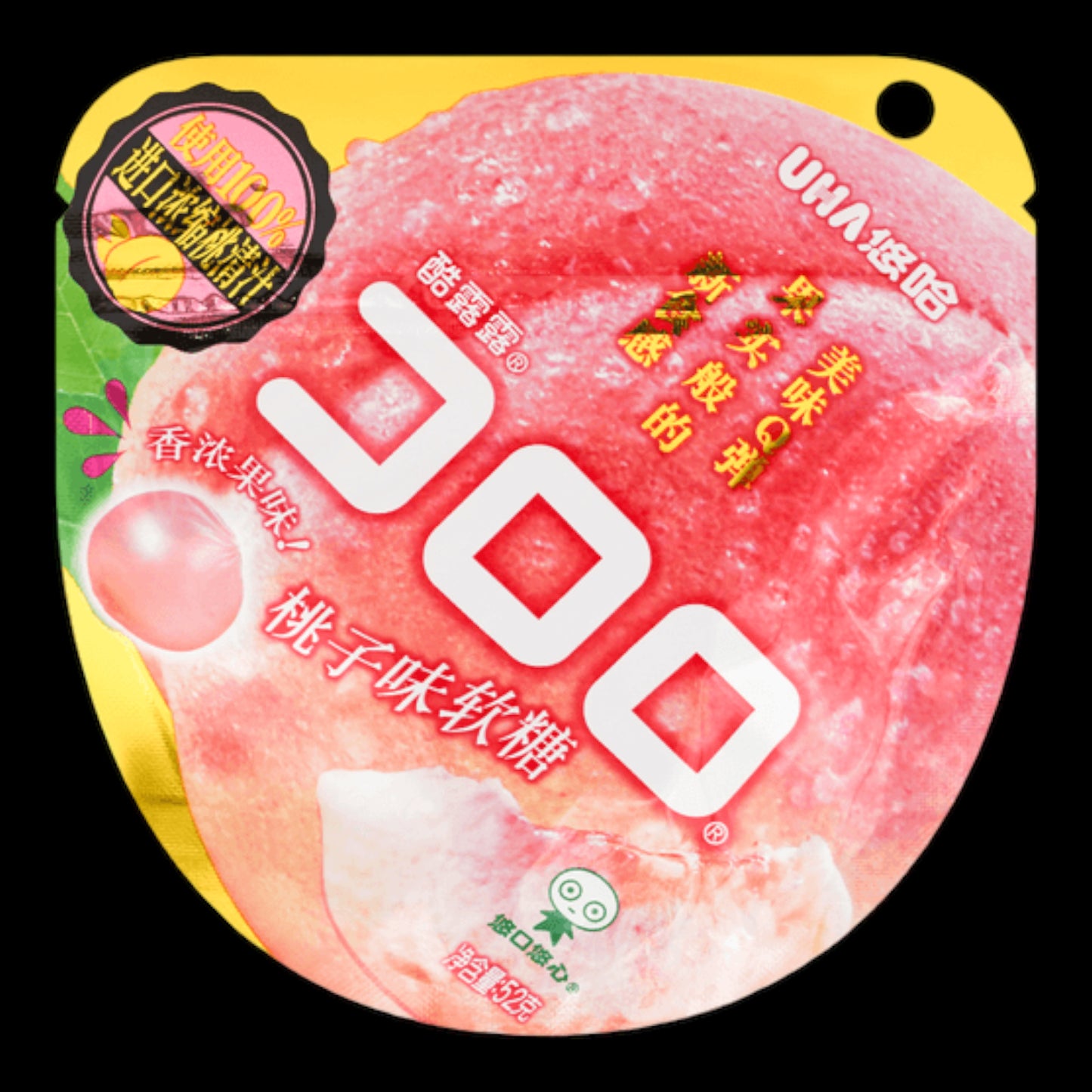 UHA Kororo Gummy Peach 52g