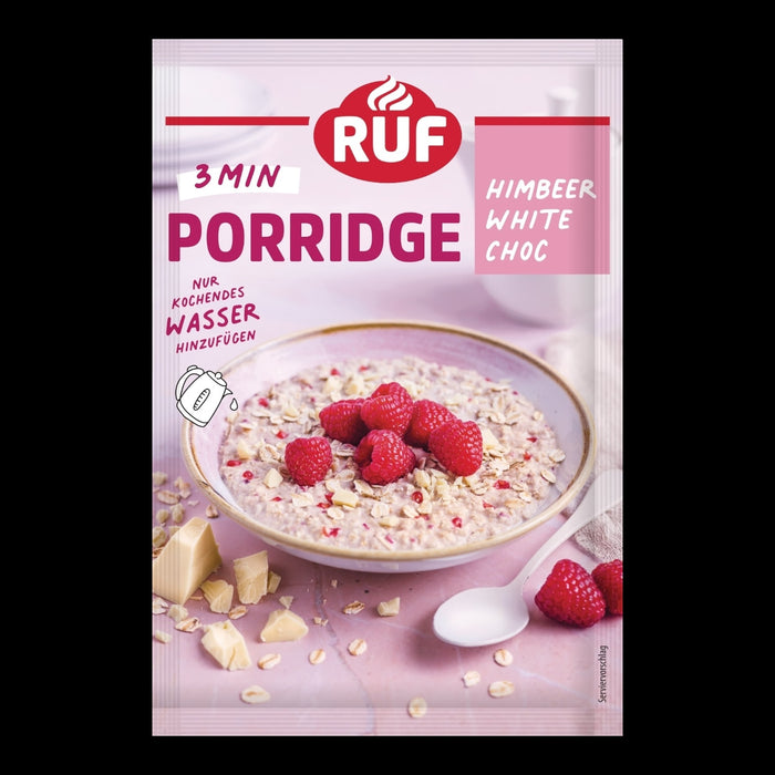 RUF Porridge Himbeer White Chocolate