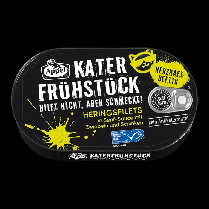 Appel Heringsfilet Katerfrühstück in herzhaft deftiger Senf Sauce 200g