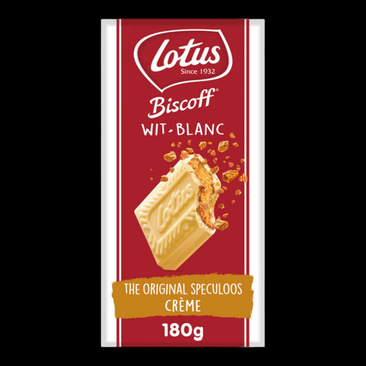 Lotus Biscoff Spread Filled White Chocolate 180g