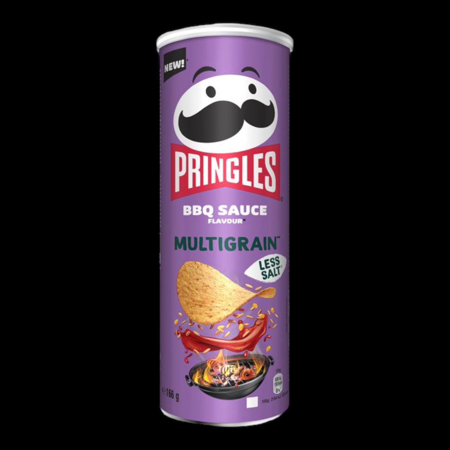 Pringles Multigrain Less Salt BBQ Sauce 166gg candymen.ch