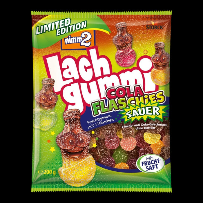 nimm2 Lachgummi Cola Flaschies sauer 200g