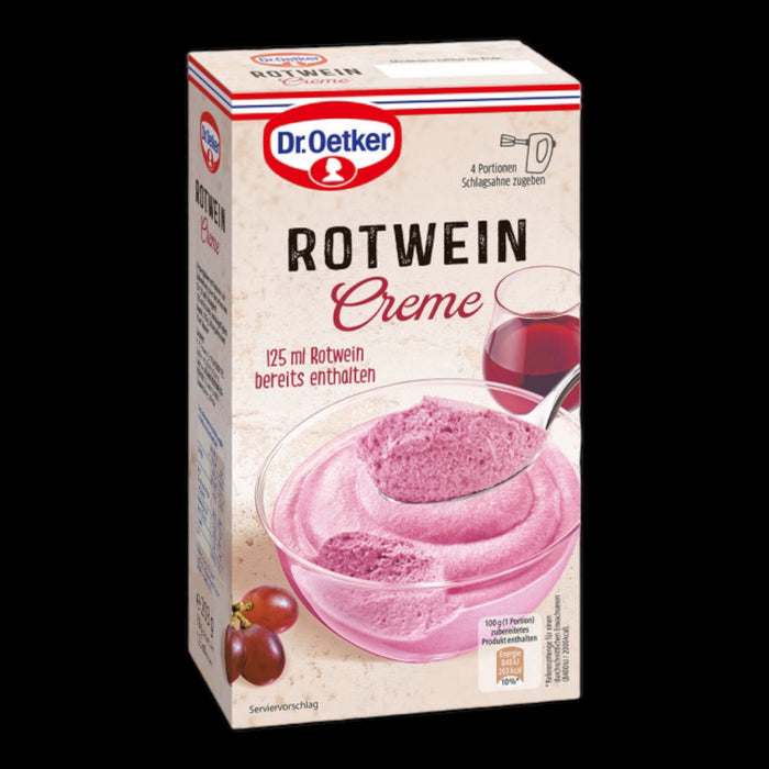 Dr. Oetker Rotwein Creme 203g MHD: 04.25