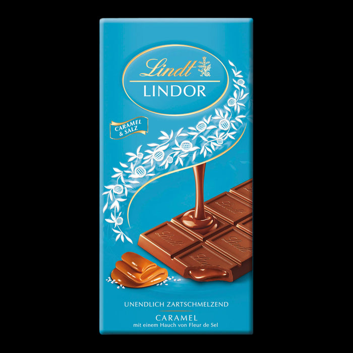 Lindt Lindor Caramel & Salz Tafel 100g