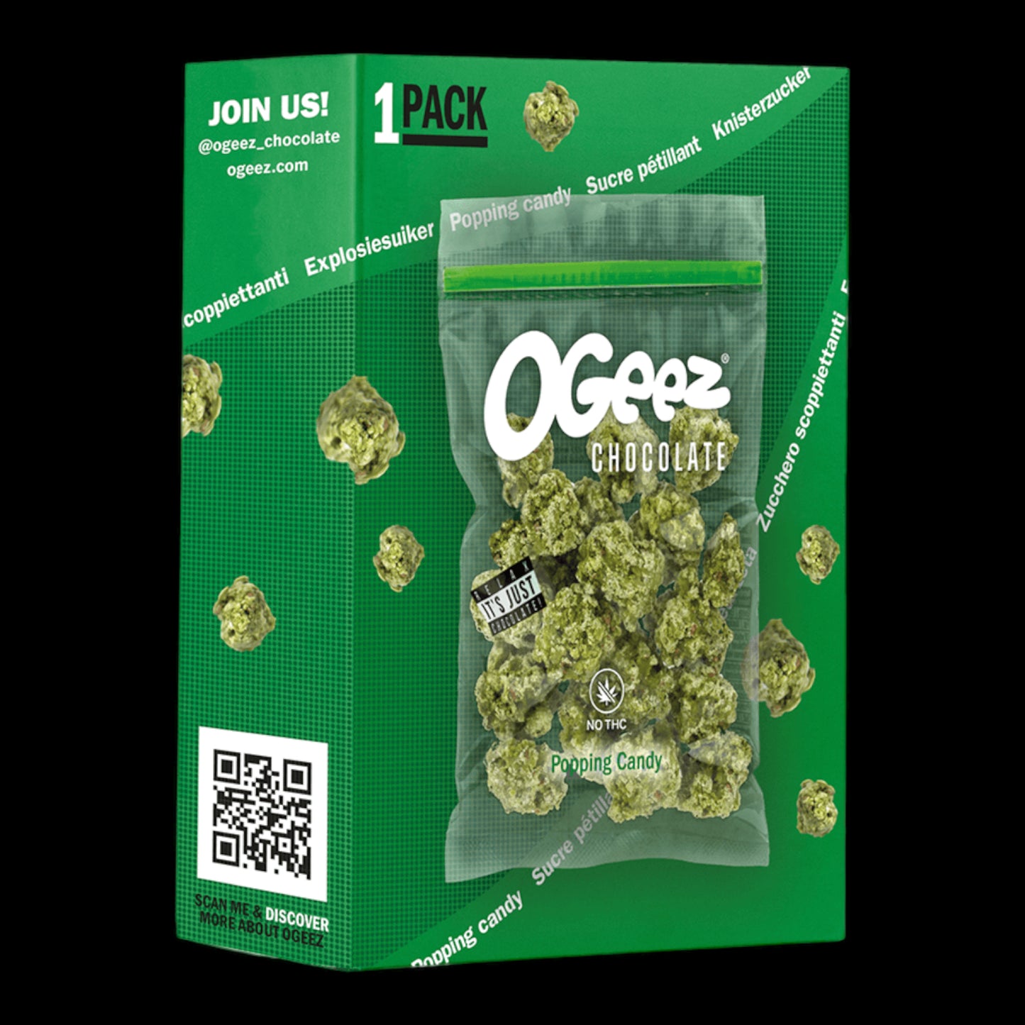 Ogeez 1 Pack Knisterzucker 35g