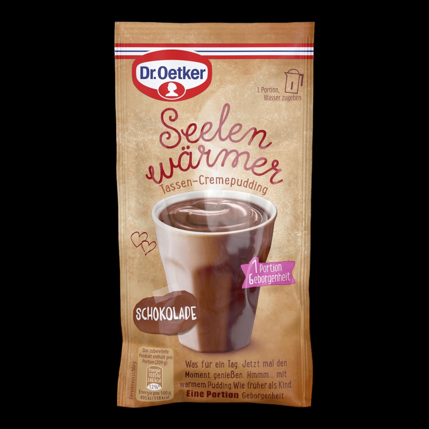 Dr. Oetker Pudding Seelenwärmer Schokolade 58g