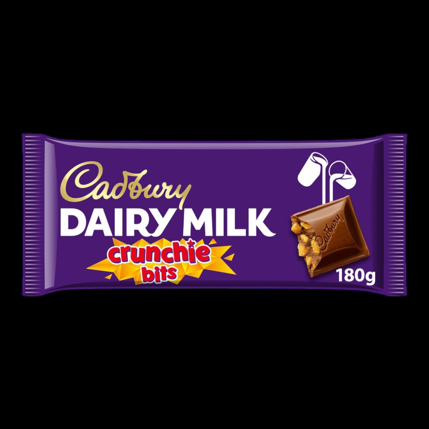 Cadbury Dairy Milk Crunchie Bits Chocolate Bar 180g