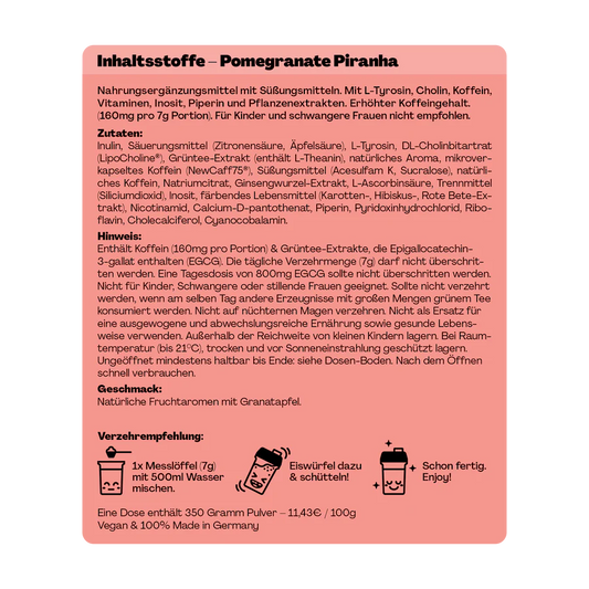 Holy Energy Pomegranate Piranha Granatapfel 1x0.5l
