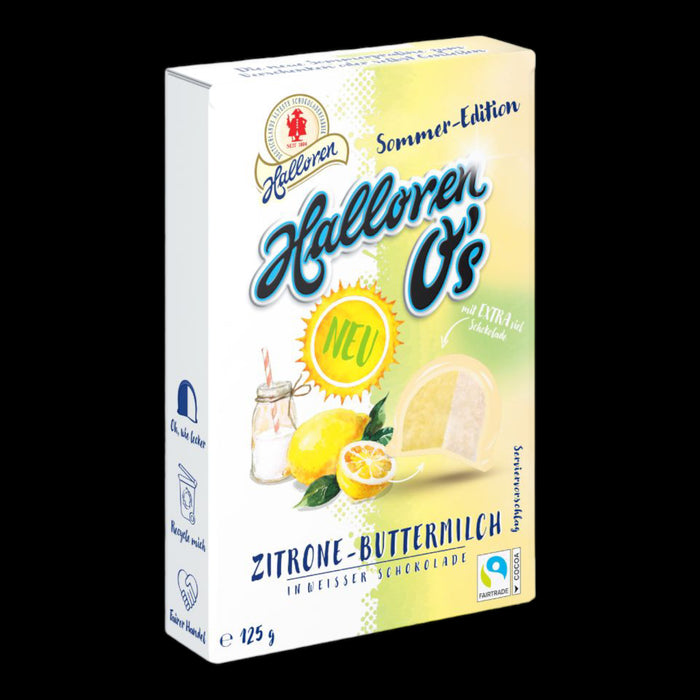 Limited Edition Halloren O's Zitrone & Buttermilch 125g