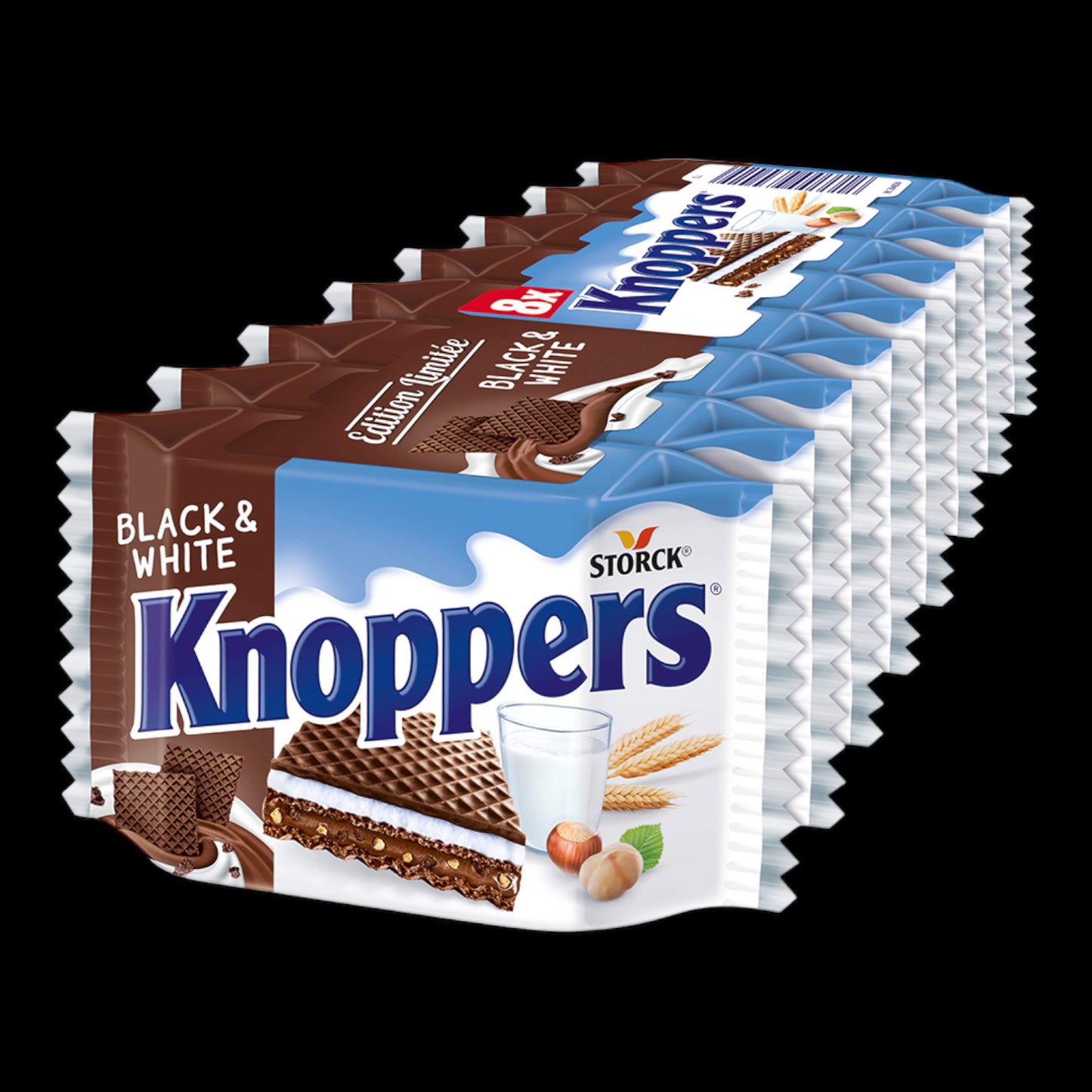 Knoppers Black & White 25g