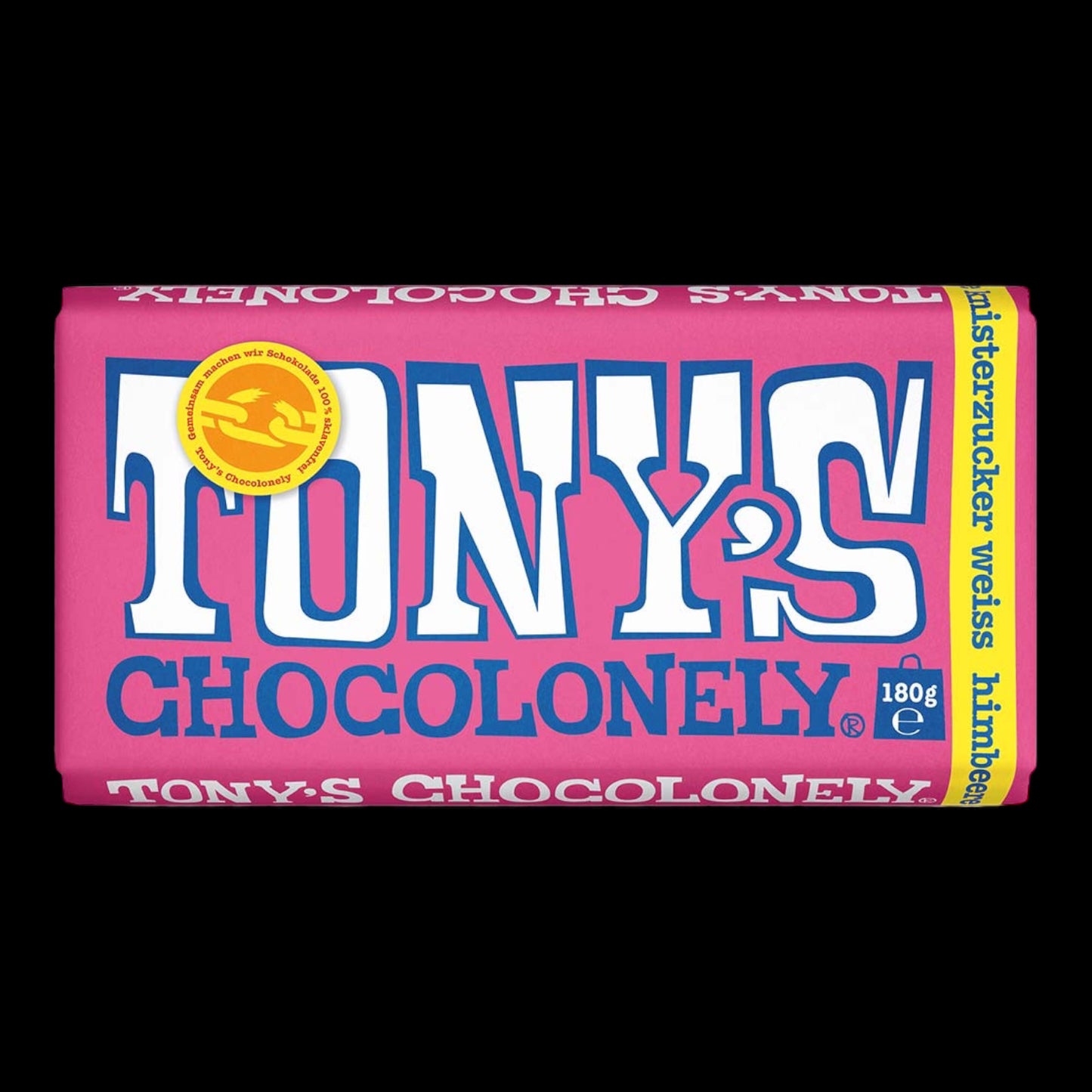 Tony's Chocolonely Weiße Schokolade Himbeere 180g