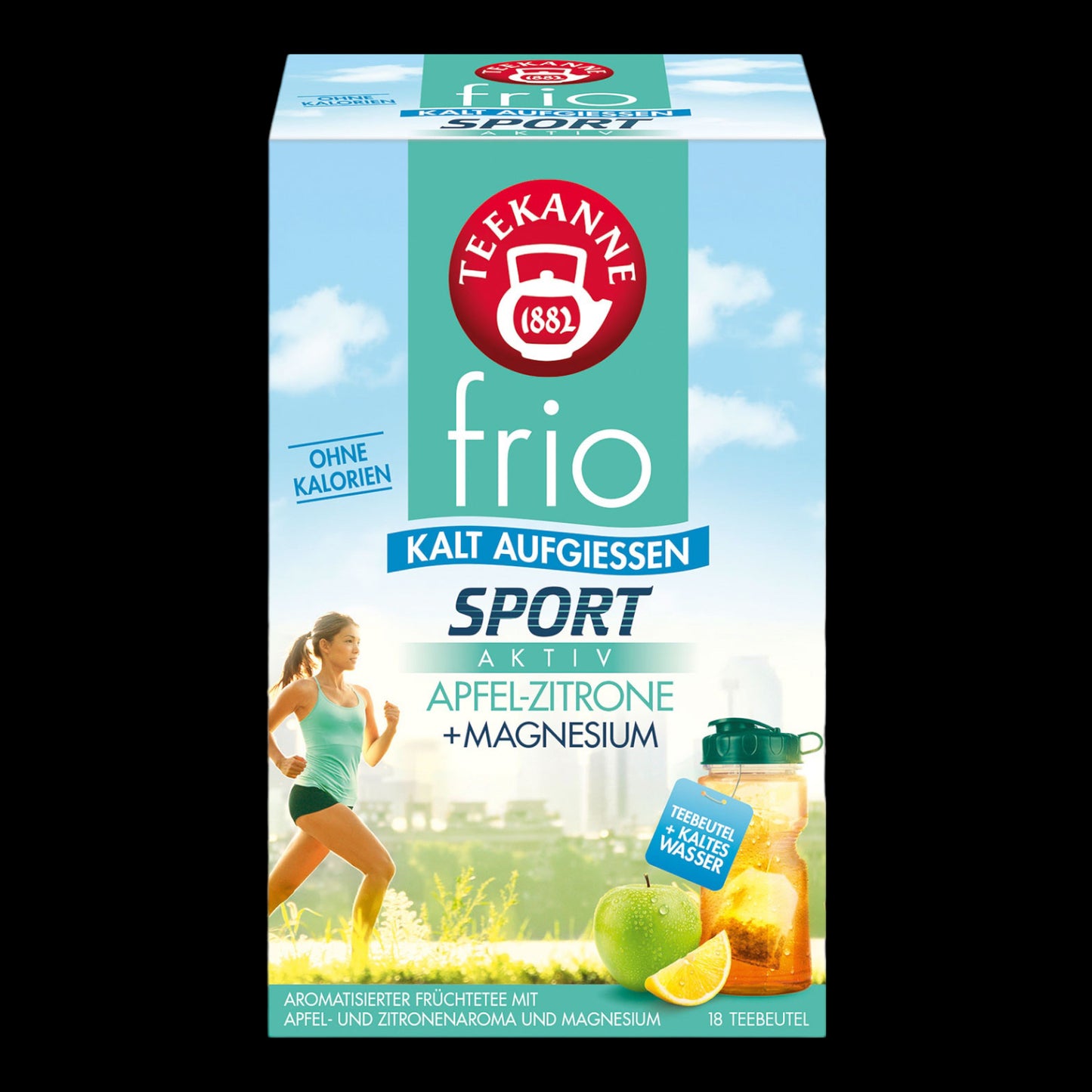 Teekanne frio Sport Apfel-Zitrone 18er