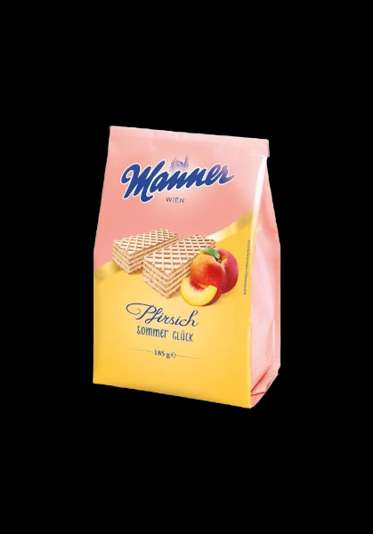 Manner Sommer Glück Pfirsich 185g
