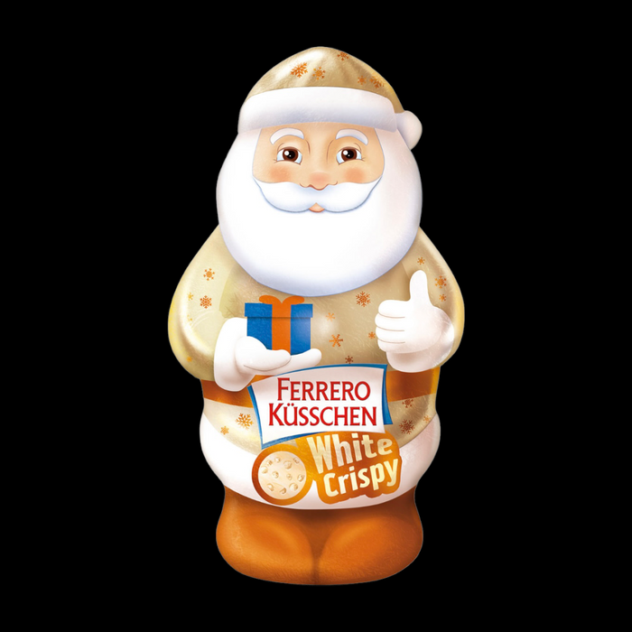 Ferrero Küsschen Weihnachtsmann White Crispy 72g MHD 20.04.25