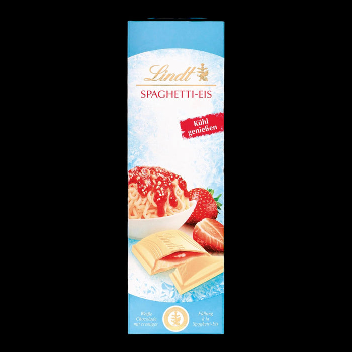 Lindt Spaghetti-Eis Weisse Schokolade Tafel 100g