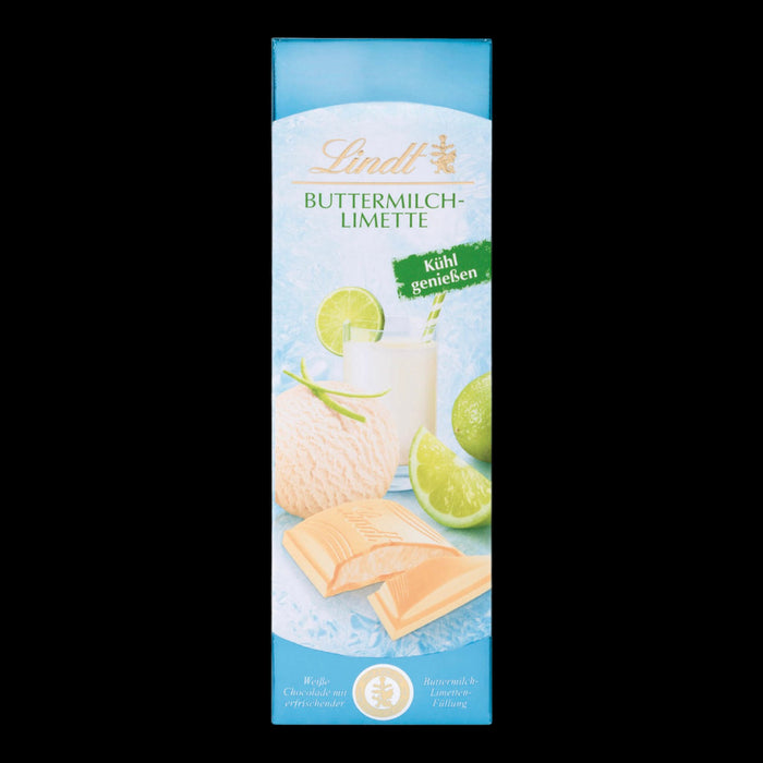 Lindt Buttermilch-Limette Weisse Schokolade Tafel 100g