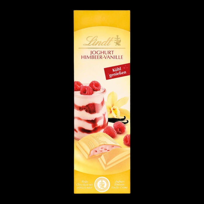 Lindt Joghurt Himbeer-Vanille Weisse Schokolade Tafel 100g