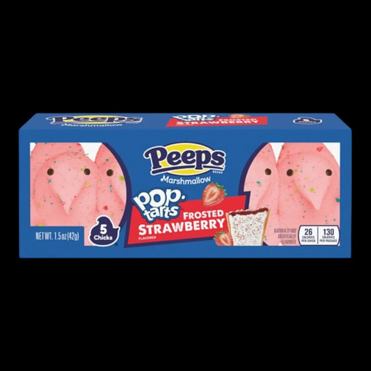 Peeps Marshmallow Pop Tarts Frosted Strawberry Chicks 42g