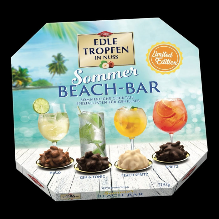 Trumpf Edle Tropfen in Nuss Sommer Beach Bar 200g