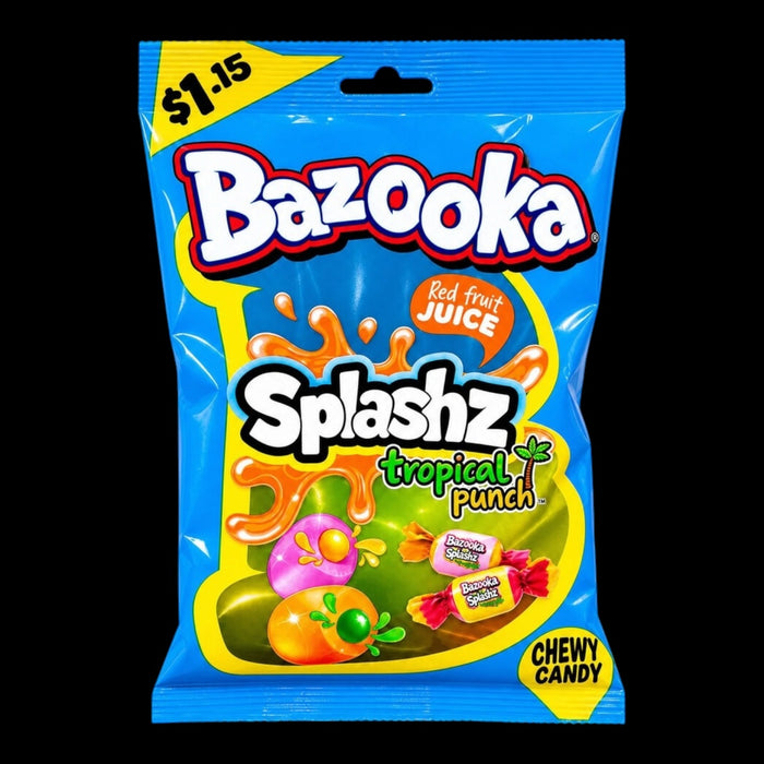 Bazooka Splashz Tropical Punch 120g