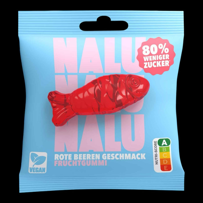 NALU Rote Beeren Fisch vegan 50g