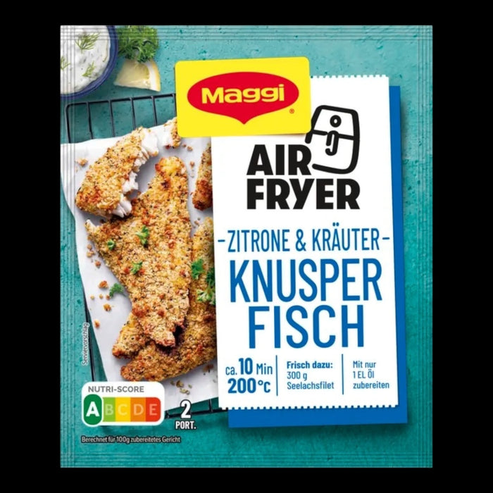 MAGGI Air Fryer Knusper Fisch Zitrone & Kräuter 25g