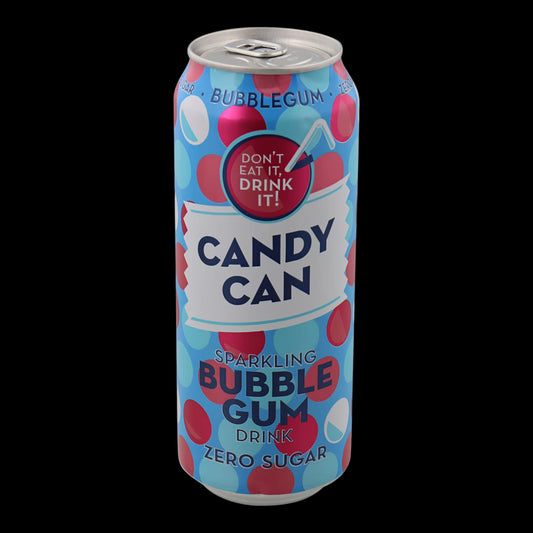Candy Can Sparkling Bubble Gum Drink Zero Sugar 330ml